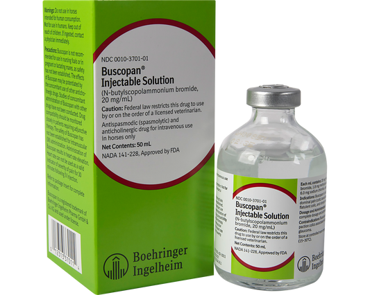Buscopan 20mg/mL Injectable Solution 50 mL